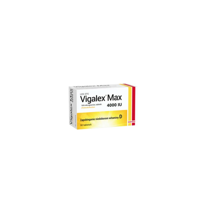 Vigalex Max, 4000 IU, tabletki, 90 szt. main product photo