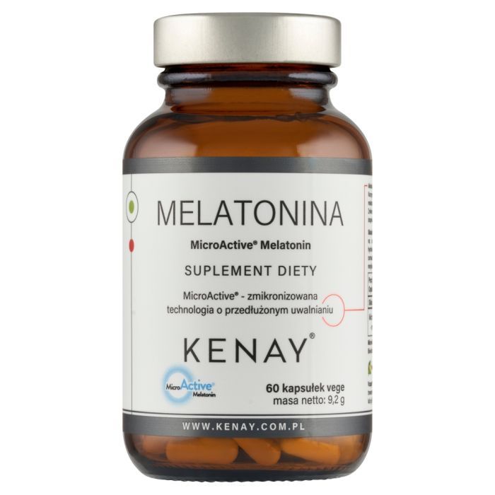 Melatonina MicroActive Melatonin, kaps., 60 szt main product photo