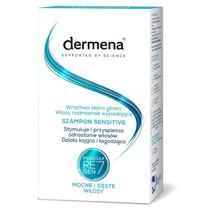 Dermena, szamp.,Sensitive,wraz.sk.glowy,wl.nadm.wypad,200ml main product photo