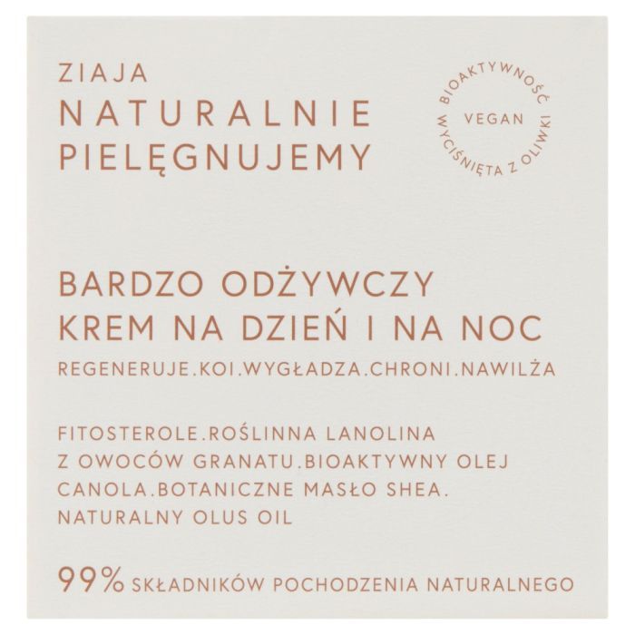 Ziaja Naturalnie Pielegnujemy, krem,b.odzyw,n/dzien,noc,50ml