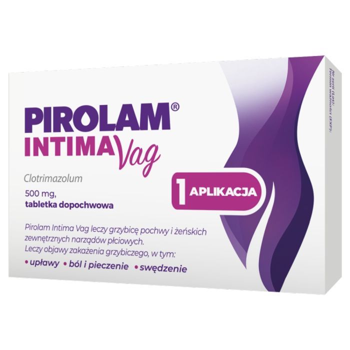 Pirolam Intima Vag, 500 mg, tabletka dopochwowa, 1 szt. main product photo
