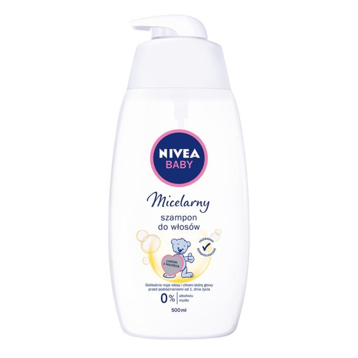 Nivea Baby, micelarny szampon do włosów, 500 ml main product photo