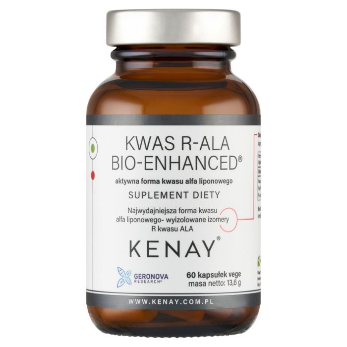 Kwas R-ALA Bio-Enhanced aktywna forma kwasu lipon,kaps,60szt main product photo