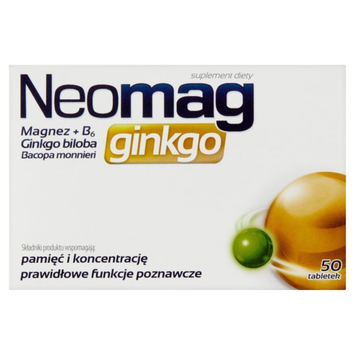 Neomag Ginkgo, tabletki, 50 szt.