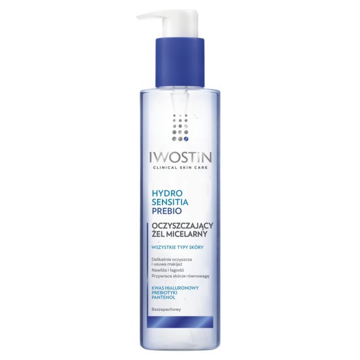 Iwostin Hydro Sensitia Prebio,zel,micelarny, oczyszcz, 200ml