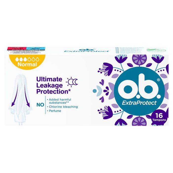 O.B. ExtraProtect Normal, tampony, 16 szt. main product photo
