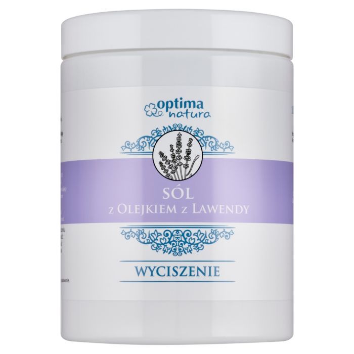 Optima Natura, sol, z olejkiem z lawendy, Wyciszenie, 1 kg