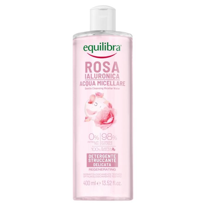 Equilibra Rosa, woda micelarna,rozana,z kw.hialuron.,400ml