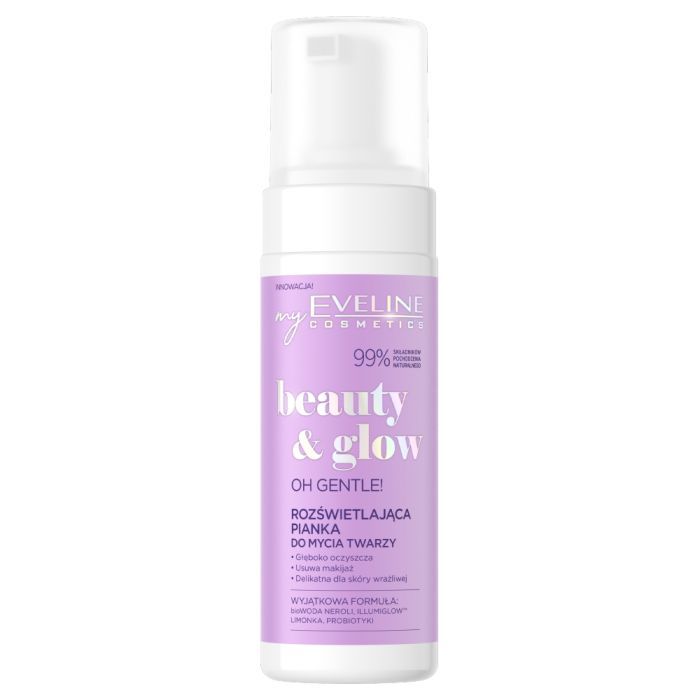 Eveline Beauty&Glow, pianka,d/myc.tw,rozswietl.,150 ml main product photo