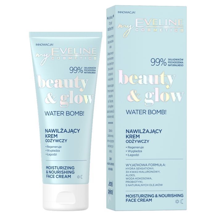 Eveline Beauty&Glow, krem, nawilzajacy, odzywczy,75 ml main product photo