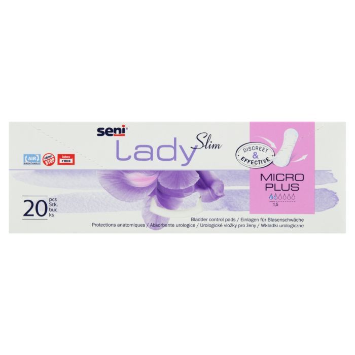 Seni Lady Slim micro plus, wkladki urolog., 20 szt main product photo