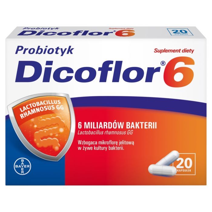 Dicoflor 6, kapsułki, 20 szt. main product photo