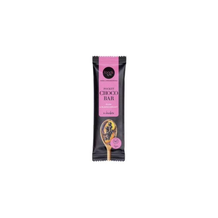 Pocket Choco Bar,baton,Plum & Blackcurrant in chocolate,35g main product photo