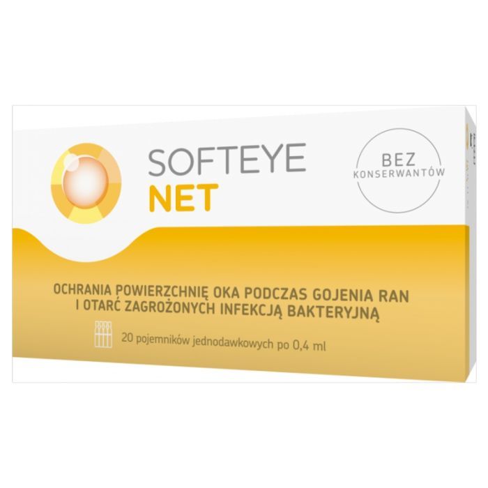 Softeye Net, zel do oczu, 0,4 ml, 20 pojemnikow main product photo