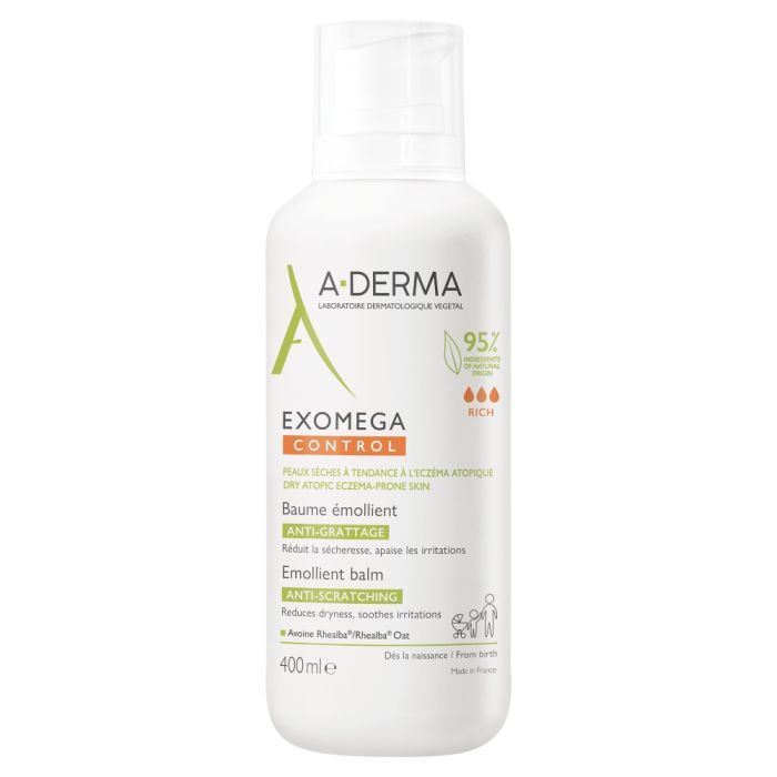 Aderma Exomega Control,balsam,emolient,przeciw drapaniu,400ml main product photo