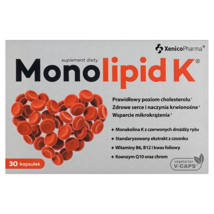 Monolipid K, kapsułki wegańskie, 30 szt. main product photo