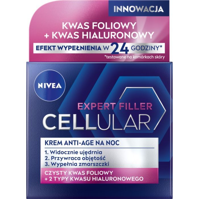 Nivea Hyaluron Cellular Filler, krem,zaawansowany,n/noc,50ml