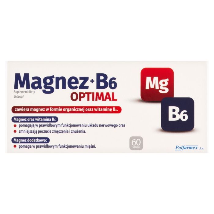 Magnez + B6 Optimal, tabletki, 60 szt.