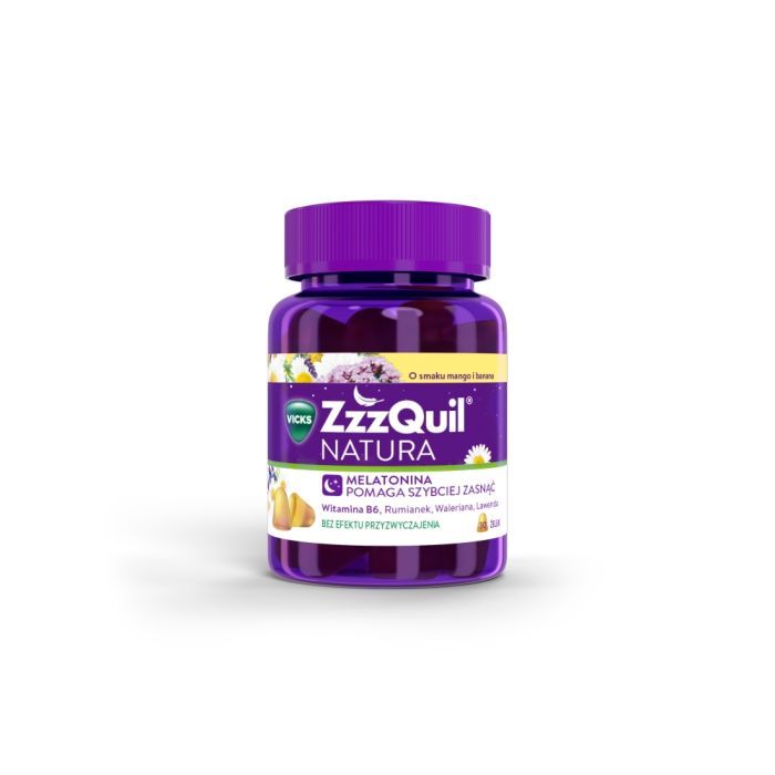ZzzQuil Natura, zelki, o sm.mango i banana, 30 szt main product photo