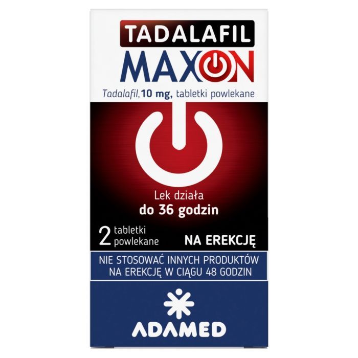 Tadalafil Maxon, 10 mg, tabl.powl., 2 szt main product photo