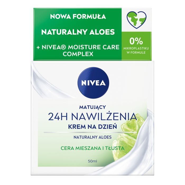Nivea 24 h Nawilz., krem,matujacy,c.miesz.tlus,n/dzien,50ml