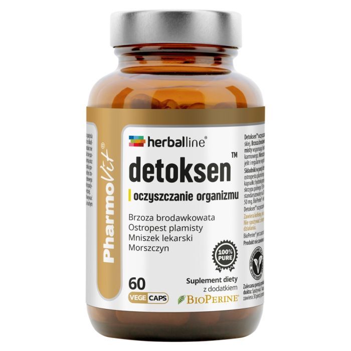 Detoksen oczyszcz.organizmu Herballine Pharmovit,kaps.,60szt main product photo