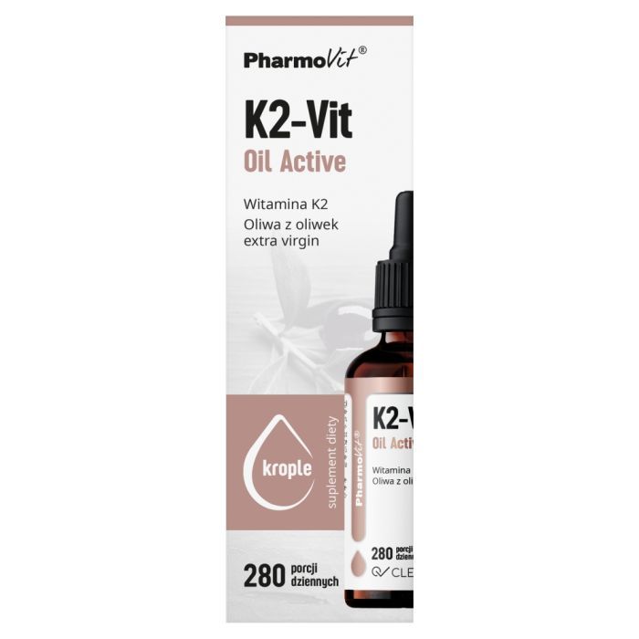 K2-Vit Oil Active Clean label Pharmovit, krople, 30 ml