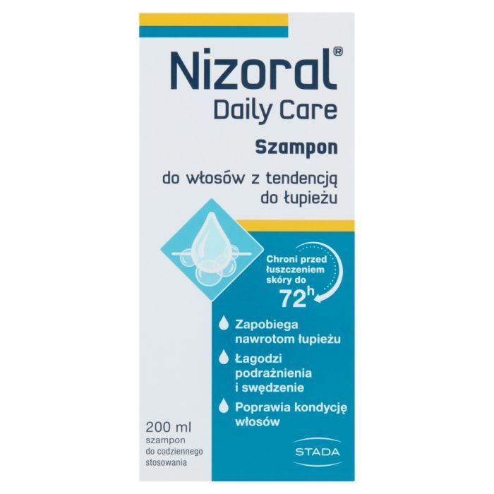 Nizoral Daily Care, szamp.,do wlos.z tend.do lupiezu, 200 ml main product photo