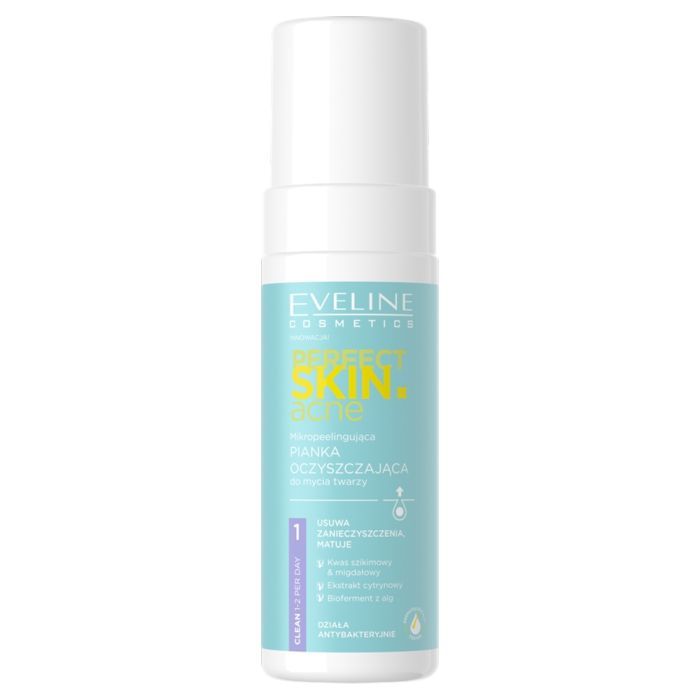 Eveline Perfect Skin Acne, pian,mikropeel,d/myc.tw,150ml main product photo