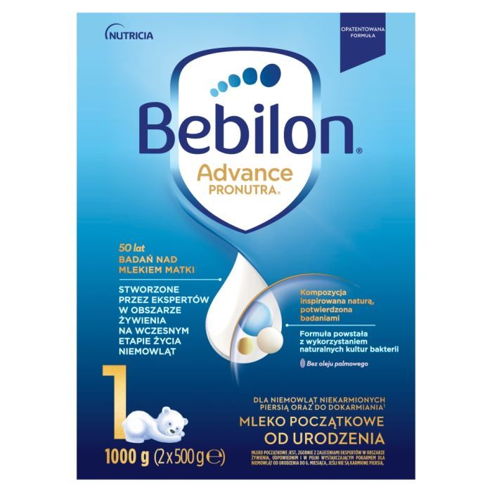 Bebilon 1 z Pronutra Advance,prosz.,1000 g (2x500g) main product photo