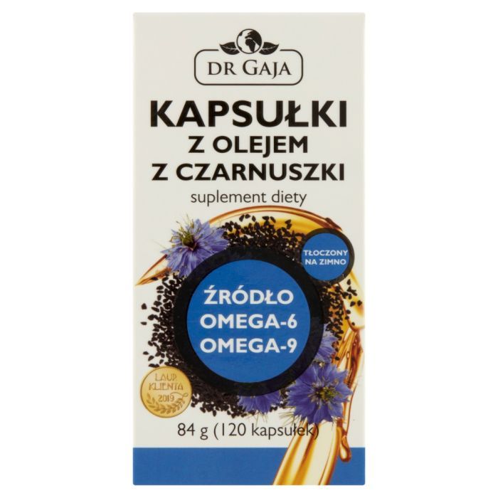 Dr Gaja Kapsulki z Olejem z Czarnuszki, 120 szt main product photo