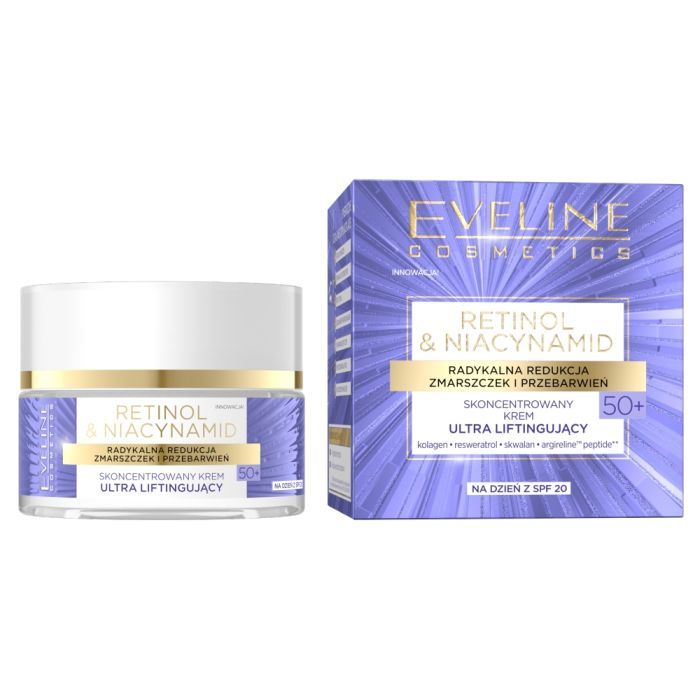 Eveline Retinol&Niacyn., krem,skonc,ultralift.,n/dz,50+,50ml