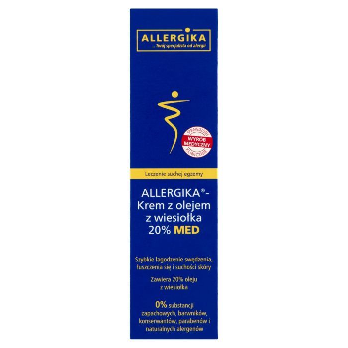 Allergika, krem, z olejem z wiesiolka 20% MED, 100 ml main product photo