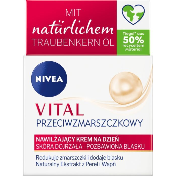 Nivea Vital, krem, p/zmarsz.,nawilz.,n/dzien, 50 ml main product photo