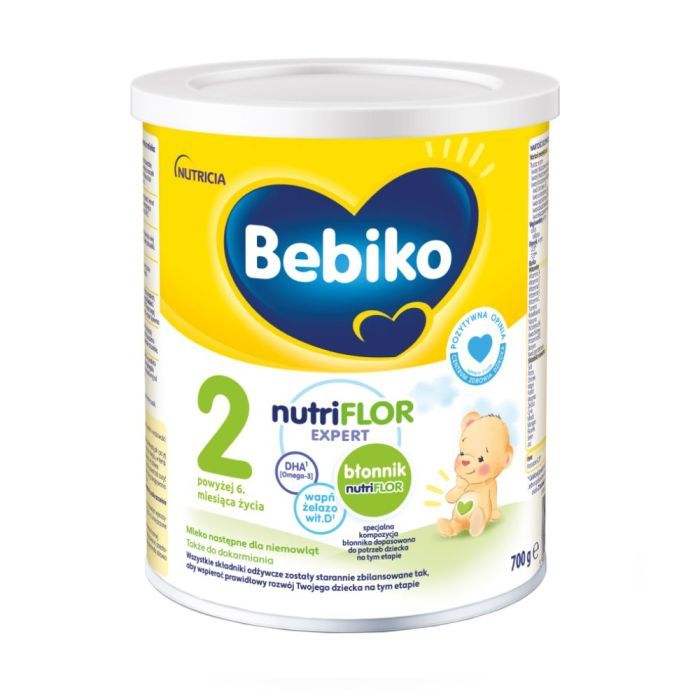 Bebiko 2 NUTRIflor Expert, mleko następne dla niemowląt, proszek, 6 m+, 700 g main product photo