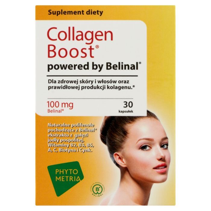 Collagen Boost powered by Belinal, kaps.,30 szt main product photo