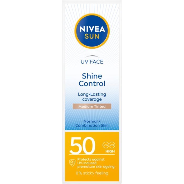 Nivea Sun Shine Control, krem,do twarzy,matujacy,SPF50, 50ml