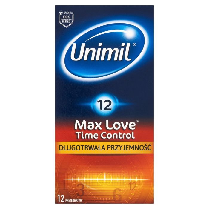 Unimil Max Love Time Control, prezerwatywy, 12 szt. main product photo