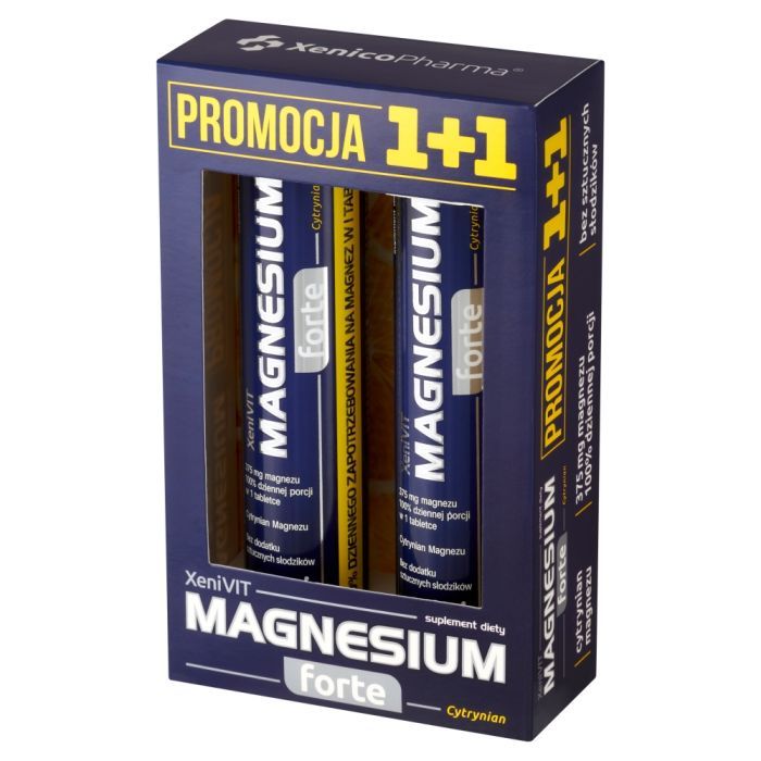 XeniVIT Magnesium Forte cytryn,tabl.m,20sztx2op,PROM.5322/23 main product photo