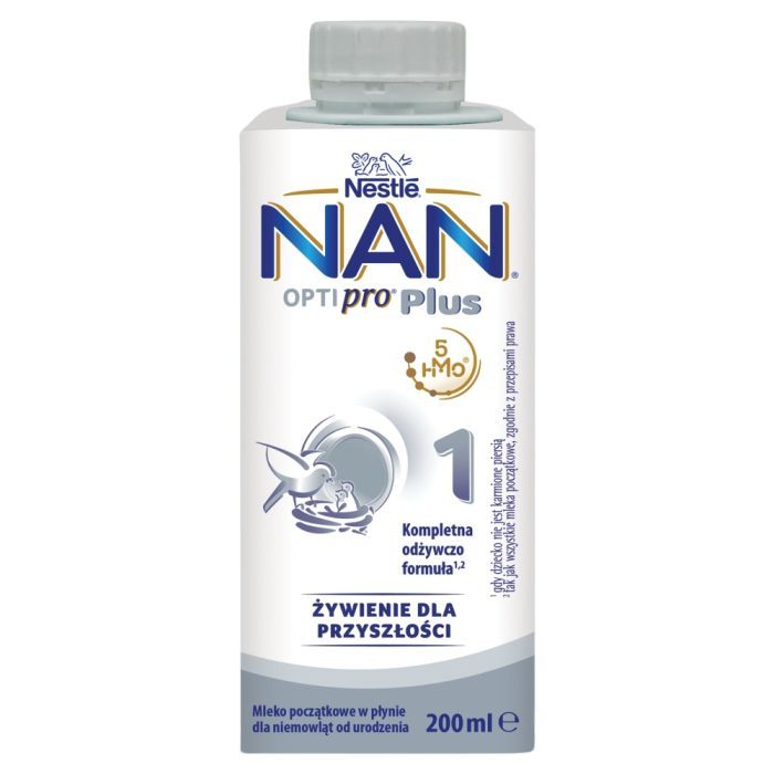 Mleko Nan Optipro Plus 1 HM-0, plyn, 200ml main product photo