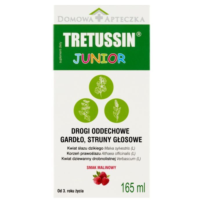 Tretussin Junior, plyn, 165 ml main product photo