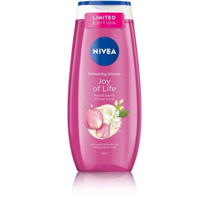 Nivea Joy of Life, zel p/prysz.,Rose&Yasmin, 250 ml main product photo