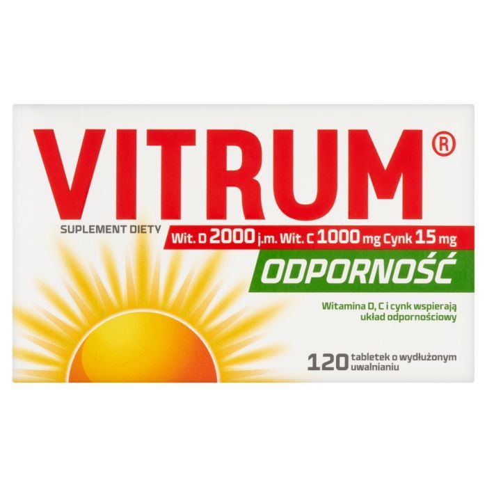 Vitrum Odpornosc, tabl.,120 szt main product photo