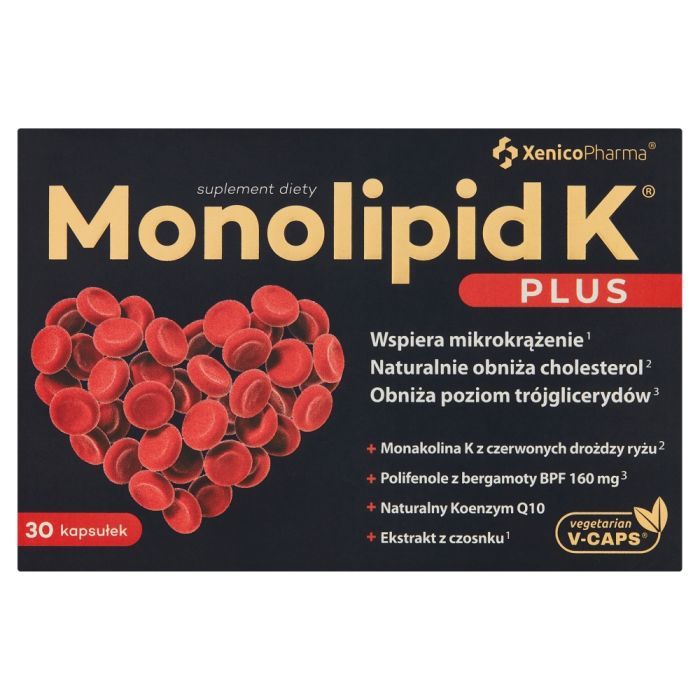 Monolipid K Plus, kaps., 30 szt main product photo