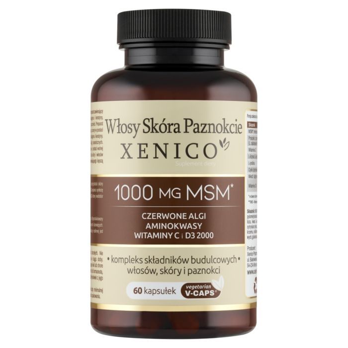 Wlosy Skora Paznokcie Xenico, kaps., 60 szt main product photo