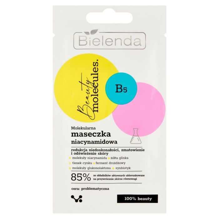 Bielenda Beauty Molecules, Molekularna maseczka niacynamidowa, 8 g main product photo