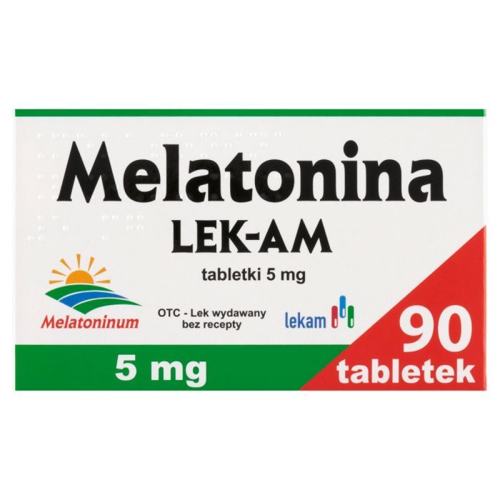 Melatonina Lek-AM, 5 mg, tabl., 90 szt main product photo