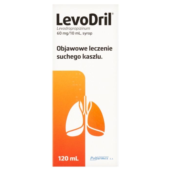 LevoDril, 60 mg/10 ml, syrop, 120 ml main product photo