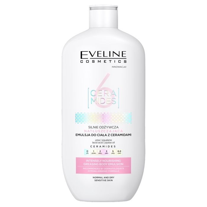 Eveline Ceramides, emuls.,do ciala,silnie odzyw.,natl.,350ml main product photo