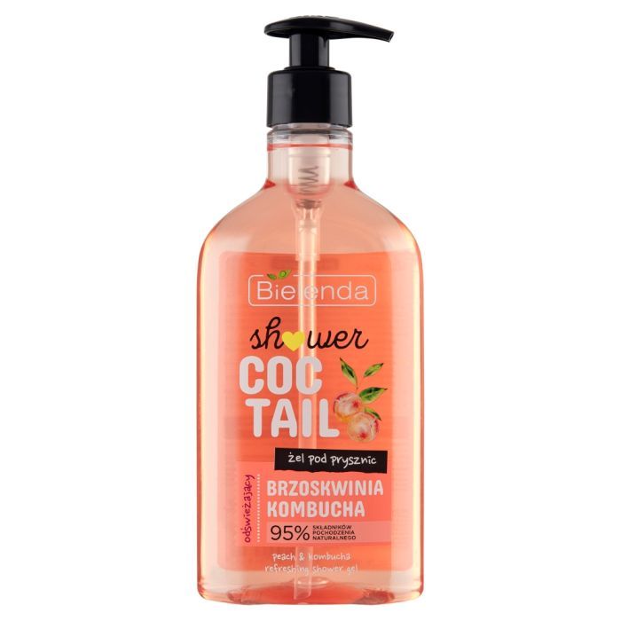 Bielenda Shower Coctail, Żel pod prysznic brzoskwinia kombucha, 400 ml main product photo